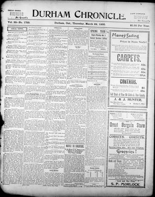 Durham Chronicle (1867), 29 Mar 1900