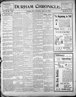 Durham Chronicle (1867), 19 Apr 1900