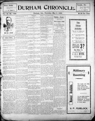 Durham Chronicle (1867), 3 May 1900