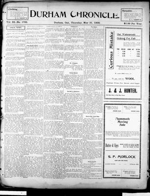 Durham Chronicle (1867), 31 May 1900