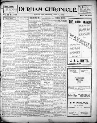 Durham Chronicle (1867), 14 Jun 1900