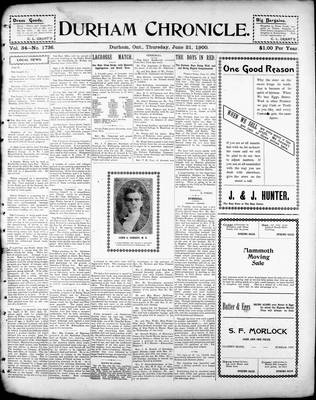 Durham Chronicle (1867), 21 Jun 1900