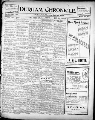 Durham Chronicle (1867), 28 Jun 1900