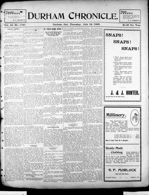 Durham Chronicle (1867), 19 Jul 1900