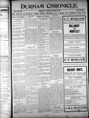 Durham Chronicle (1867), 26 Dec 1901