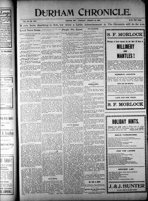 Durham Chronicle (1867), 16 Jan 1902