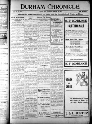 Durham Chronicle (1867), 20 Feb 1902