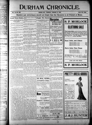 Durham Chronicle (1867), 27 Feb 1902