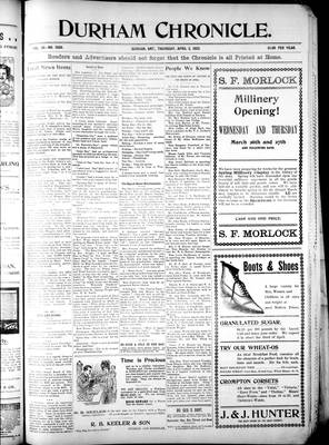 Durham Chronicle (1867), 3 Apr 1902