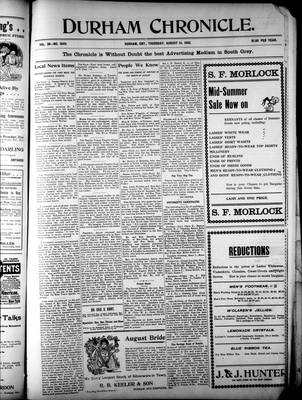 Durham Chronicle (1867), 14 Aug 1902