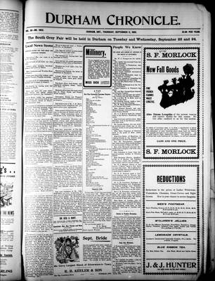 Durham Chronicle (1867), 11 Sep 1902