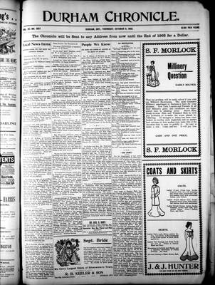 Durham Chronicle (1867), 9 Oct 1902