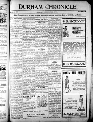 Durham Chronicle (1867), 16 Oct 1902