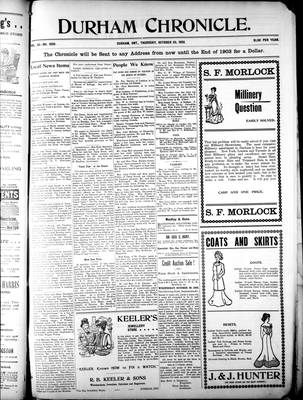 Durham Chronicle (1867), 23 Oct 1902