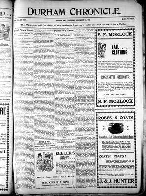 Durham Chronicle (1867), 20 Nov 1902