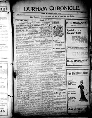 Durham Chronicle (1867), 21 Jan 1904