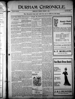 Durham Chronicle (1867), 4 Feb 1904