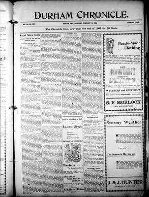 Durham Chronicle (1867), 18 Feb 1904