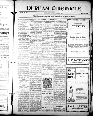 Durham Chronicle (1867), 31 Mar 1904