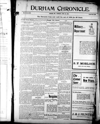 Durham Chronicle (1867), 28 Apr 1904