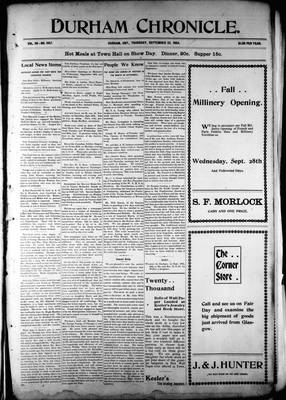 Durham Chronicle (1867), 22 Sep 1904