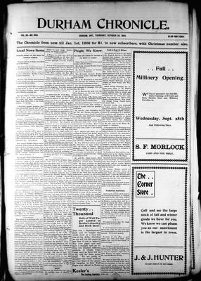 Durham Chronicle (1867), 20 Oct 1904