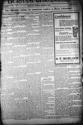 Durham Chronicle (1867), 22 Dec 1904