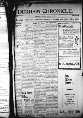 Durham Chronicle (1867), 29 Dec 1904