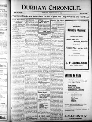 Durham Chronicle (1867), 30 Mar 1905