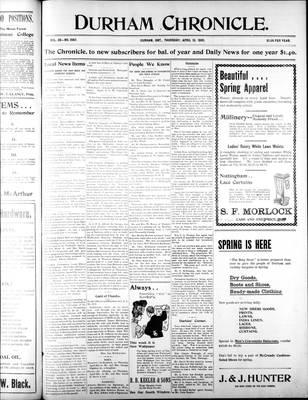 Durham Chronicle (1867), 13 Apr 1905