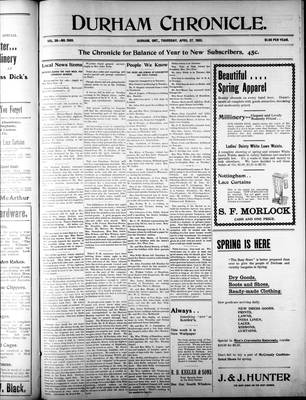 Durham Chronicle (1867), 27 Apr 1905