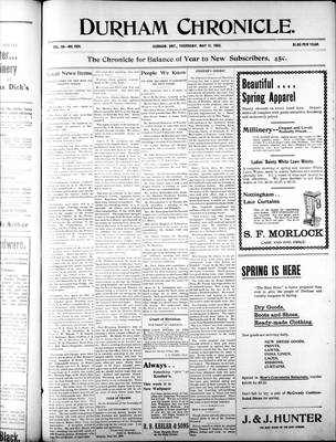 Durham Chronicle (1867), 11 May 1905