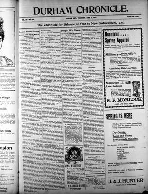 Durham Chronicle (1867), 1 Jun 1905