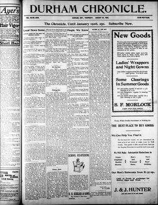 Durham Chronicle (1867), 24 Aug 1905