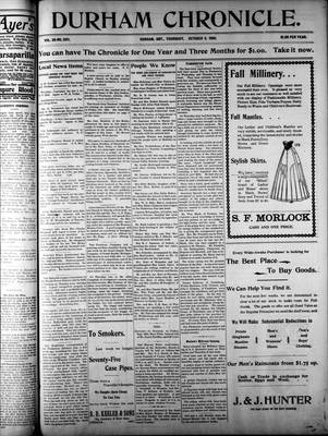 Durham Chronicle (1867), 5 Oct 1905