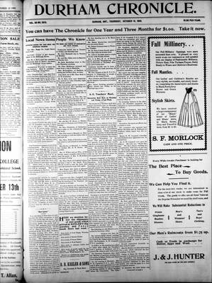 Durham Chronicle (1867), 19 Oct 1905