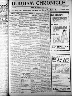 Durham Chronicle (1867), 26 Oct 1905