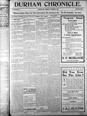 Durham Chronicle (1867), 9 Nov 1905