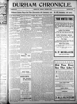 Durham Chronicle (1867), 16 Nov 1905