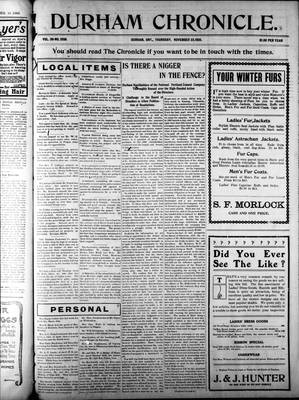 Durham Chronicle (1867), 23 Nov 1905