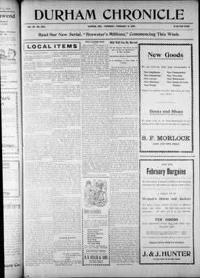 Durham Chronicle (1867), 15 Feb 1906