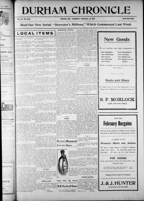 Durham Chronicle (1867), 22 Feb 1906