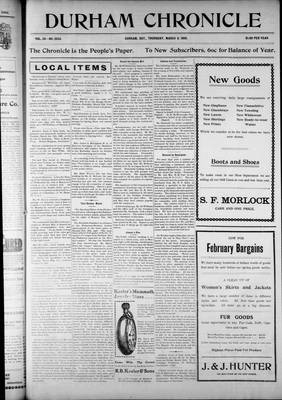 Durham Chronicle (1867), 8 Mar 1906