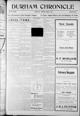 Durham Chronicle (1867), 15 Mar 1906