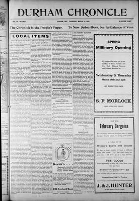 Durham Chronicle (1867), 29 Mar 1906