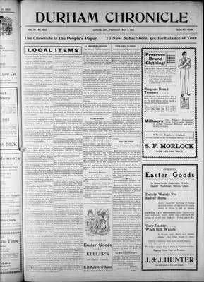 Durham Chronicle (1867), 3 May 1906