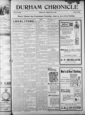 Durham Chronicle (1867), 14 Jun 1906