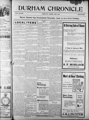 Durham Chronicle (1867), 21 Jun 1906