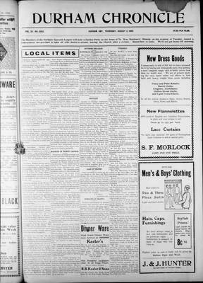 Durham Chronicle (1867), 2 Aug 1906