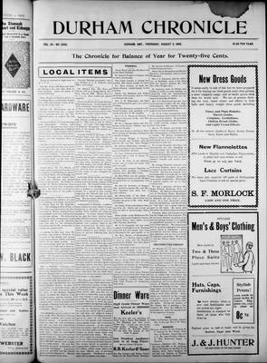 Durham Chronicle (1867), 9 Aug 1906